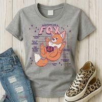 Anatomy Of A Fox Women's T-Shirt thumb 3