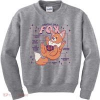 Anatomy Of A Fox Kids Sweatshirt thumb 0