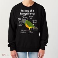 Anatomy Of A Senegal Parrot Women's Sweatshirt thumb 0