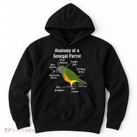 Anatomy Of A Senegal Parrot Hoodie thumb 0