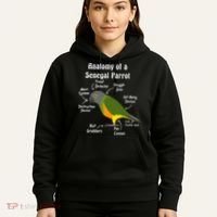 Anatomy Of A Senegal Parrot Hoodie thumb 5