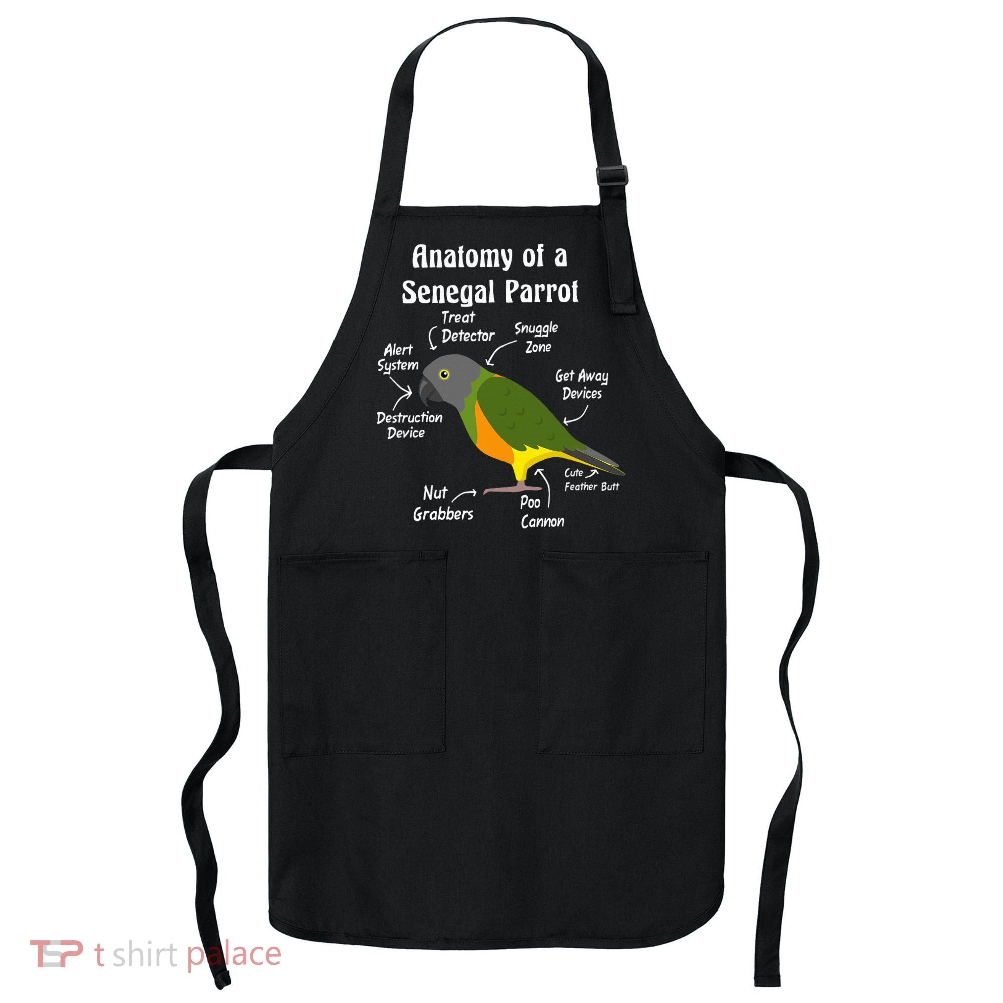Anatomy Of A Senegal Parrot Apron