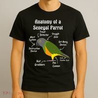 Anatomy Of A Senegal Parrot T-Shirt thumb 3
