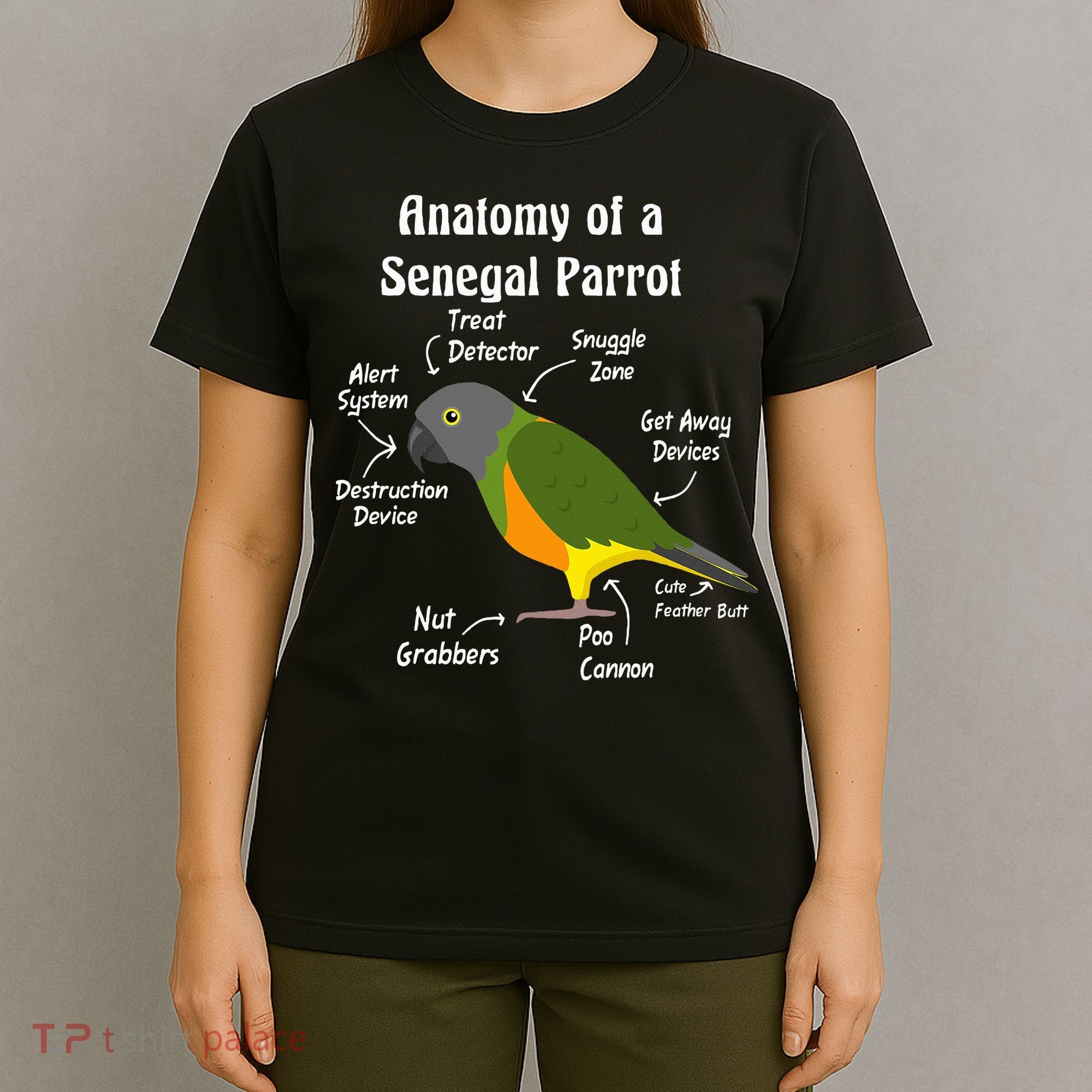 Anatomy Of A Senegal Parrot T-Shirt