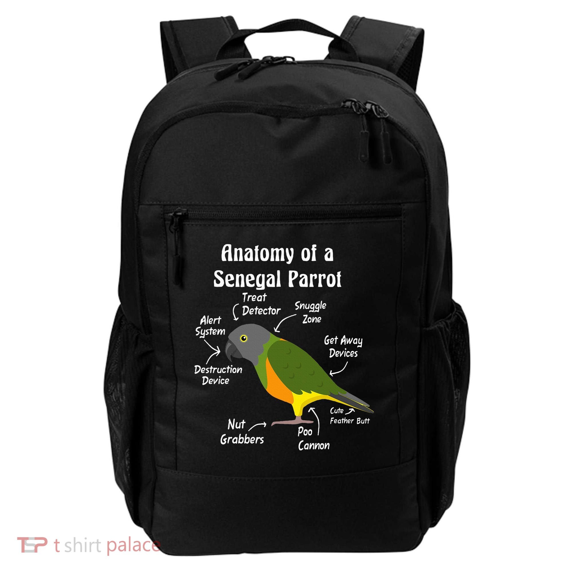 Anatomy Of A Senegal Parrot Backpack