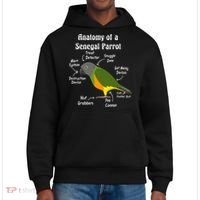Anatomy Of A Senegal Parrot District V.I.T. Heavyweight Hoodie thumb 0