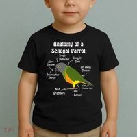 Anatomy Of A Senegal Parrot Toddler T-Shirt thumb 2