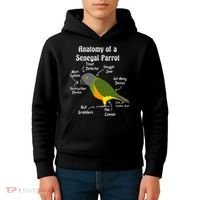 Anatomy Of A Senegal Parrot Kids Hoodie thumb 4