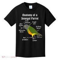Anatomy Of A Senegal Parrot Kids T-Shirt thumb 0