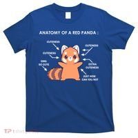 Anatomy Of A Red Panda Science Zoologist Red Panda Anatomy Gift T-Shirt thumb 0