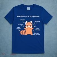 Anatomy Of A Red Panda Science Zoologist Red Panda Anatomy Gift T-Shirt thumb 5