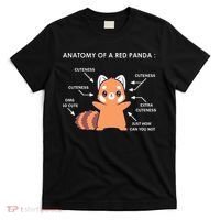Anatomy Of A Red Panda Science Zoologist Red Panda Anatomy T-Shirt thumb 0