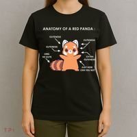 Anatomy Of A Red Panda Science Zoologist Red Panda Anatomy T-Shirt thumb 4