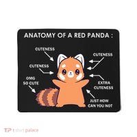Anatomy Of A Red Panda Science Zoologist Red Panda Anatomy Mousepad thumb 0