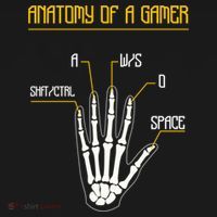Anatomy Of A Gamer Video Game Pc Gaming Rpg Moba Streamer Funny Gift Women's Hoodie thumb 2