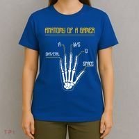 Anatomy Of A Gamer Video Game Pc Gaming Rpg Moba Streamer Funny Gift T-Shirt thumb 4