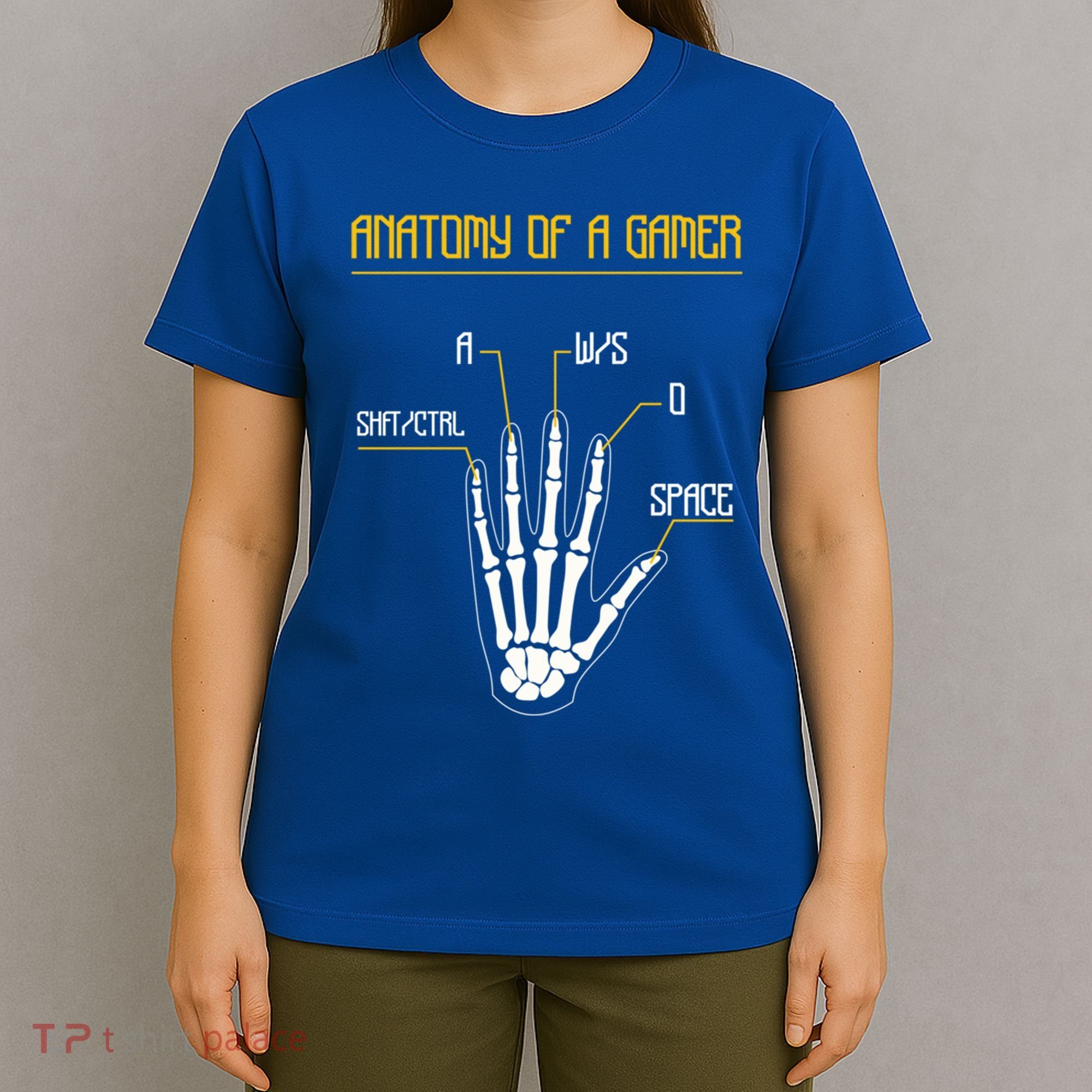 Anatomy Of A Gamer Video Game Pc Gaming Rpg Moba Streamer Funny Gift T-Shirt