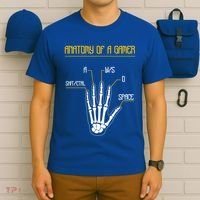 Anatomy Of A Gamer Video Game Pc Gaming Rpg Moba Streamer Funny Gift T-Shirt thumb 6