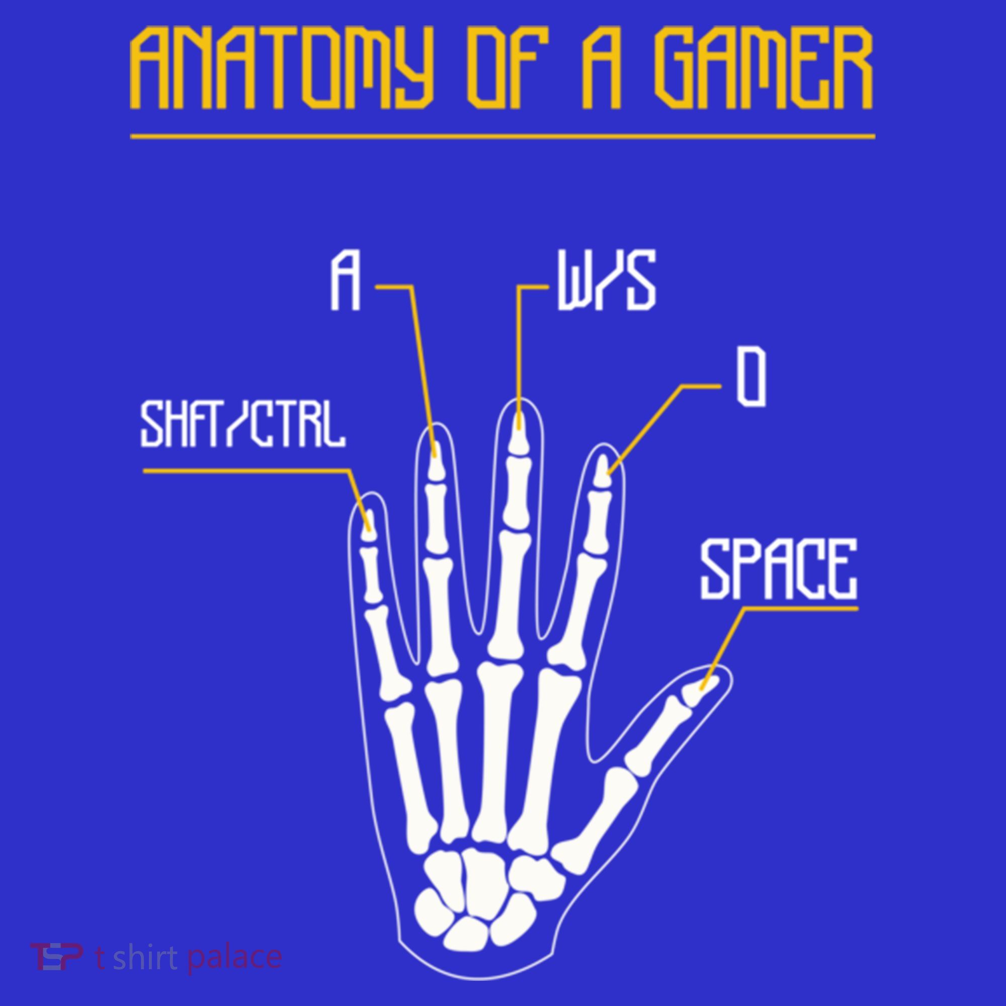 Anatomy Of A Gamer Video Game Pc Gaming Rpg Moba Streamer Funny Gift Women's Tank Top