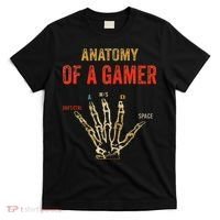 Anatomy of a Gamer Hand funny gaming T-Shirt thumb 0