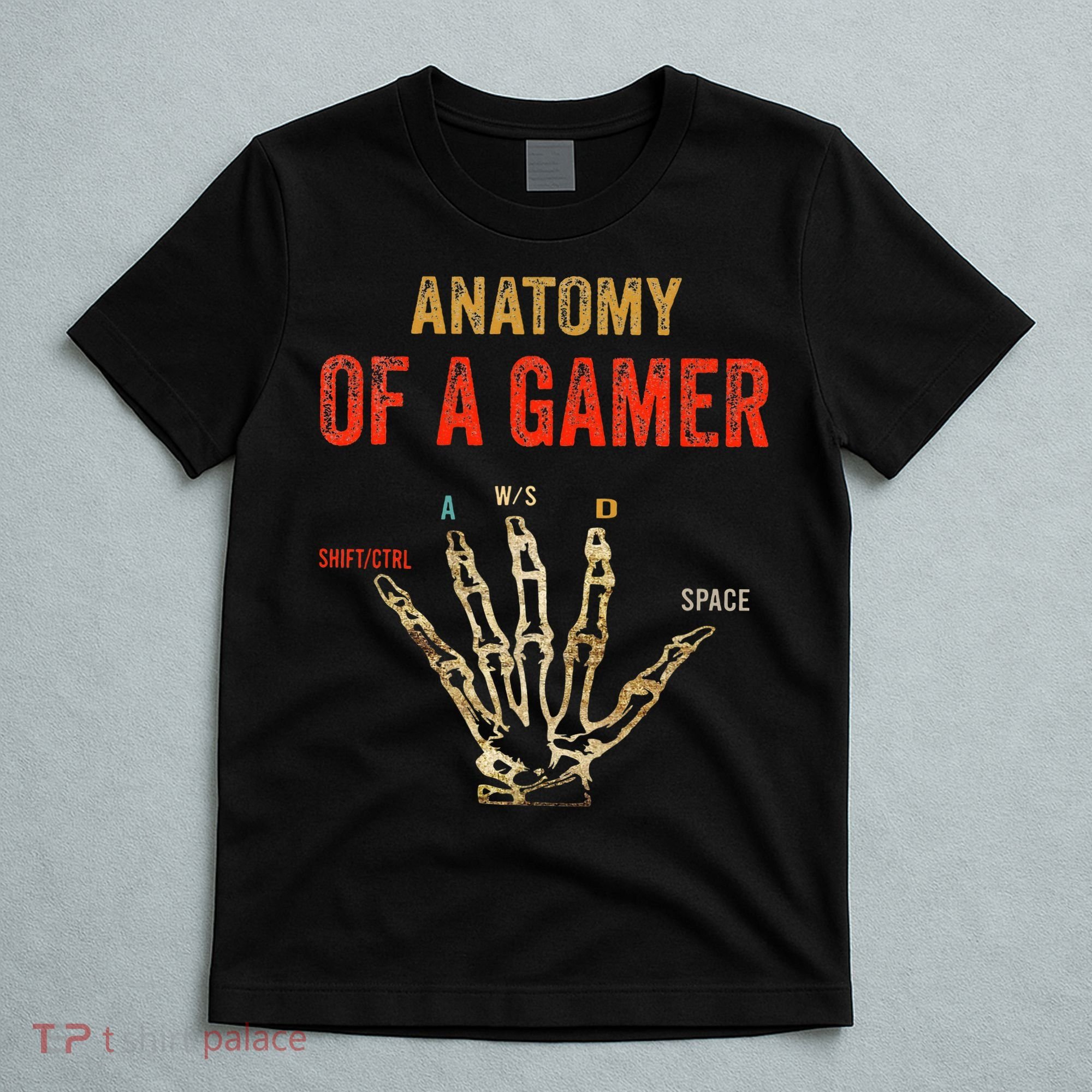 Anatomy of a Gamer Hand funny gaming T-Shirt