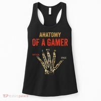 Anatomy of a Gamer Hand funny gaming Women's Tank Top thumb 0