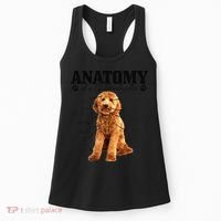 Anatomy Of A Goldendoodle Funny Cute Dog Doodle Mom Dad Gift Women's Tank Top thumb 0