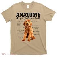 Anatomy Of A Goldendoodle Funny Cute Dog Doodle Mom Dad Gift T-Shirt thumb 0