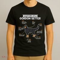 Anatomy Of A Gordon Setter Fun Dog M.A.S.T.E.RS Lady T-Shirt thumb 3