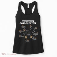 Anatomy Of A Gordon Setter Fun Dog M.A.S.T.E.RS Lady Women's Tank Top thumb 0