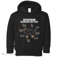 Anatomy Of A Gordon Setter Fun Dog M.A.S.T.E.RS Lady Toddler Hoodie thumb 0