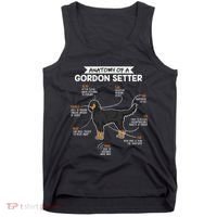 Anatomy Of A Gordon Setter Fun Dog M.A.S.T.E.RS Lady Tank Top thumb 0