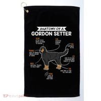 Anatomy Of A Gordon Setter Fun Dog M.A.S.T.E.RS Lady Golf Towel thumb 0