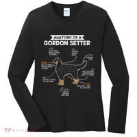 Anatomy Of A Gordon Setter Fun Dog M.A.S.T.E.RS Lady Women's Long Sleeve Shirt thumb 0