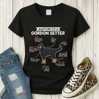 Anatomy Of A Gordon Setter Fun Dog M.A.S.T.E.RS Lady Women's T-Shirt thumb 3