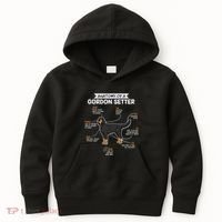 Anatomy Of A Gordon Setter Fun Dog M.A.S.T.E.RS Lady Kids Hoodie thumb 0