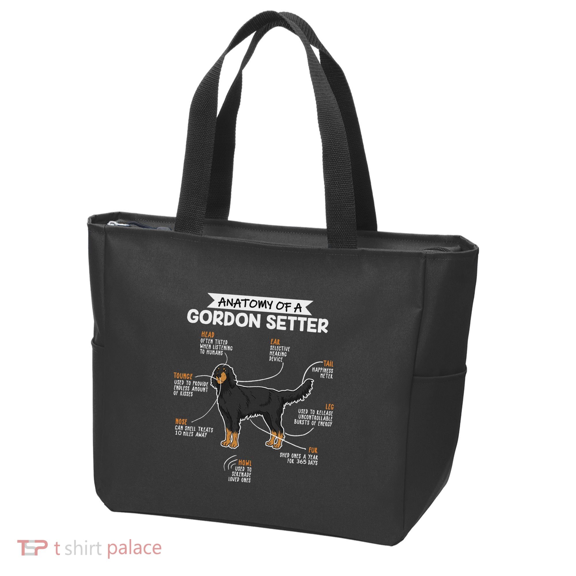 Anatomy Of A Gordon Setter Fun Dog M.A.S.T.E.RS Lady Tote Bag
