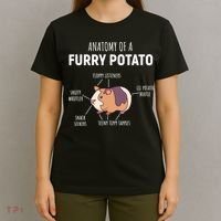 Anatomy Of A Furry Potato Guinea Pig Lover Gift TShirt T-Shirt thumb 4