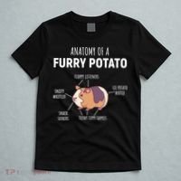 Anatomy Of A Furry Potato Guinea Pig Lover Gift TShirt T-Shirt thumb 5