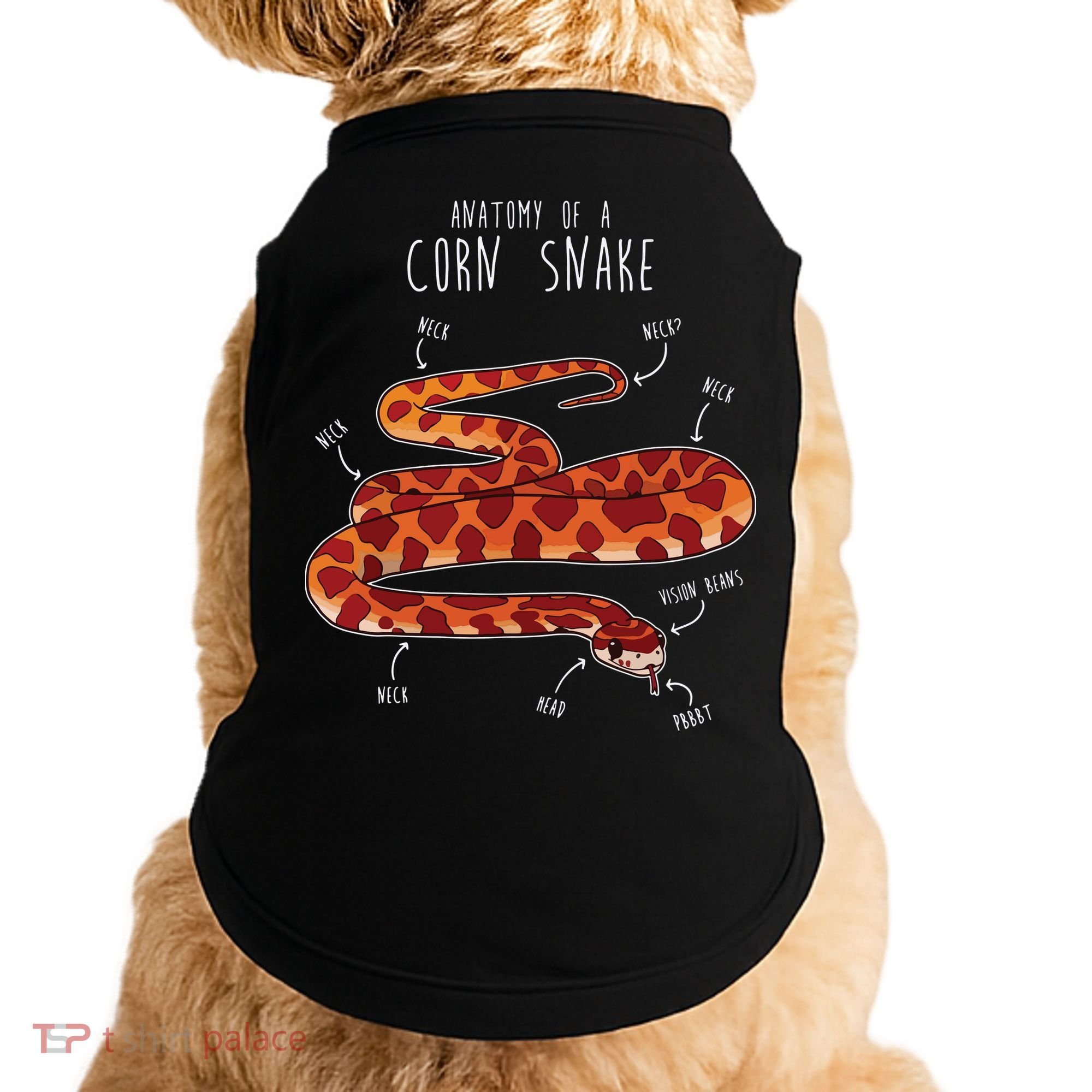 Anatomy Of A Corn Snake Funny Pet Reptile Snake Lover Doggie Tank