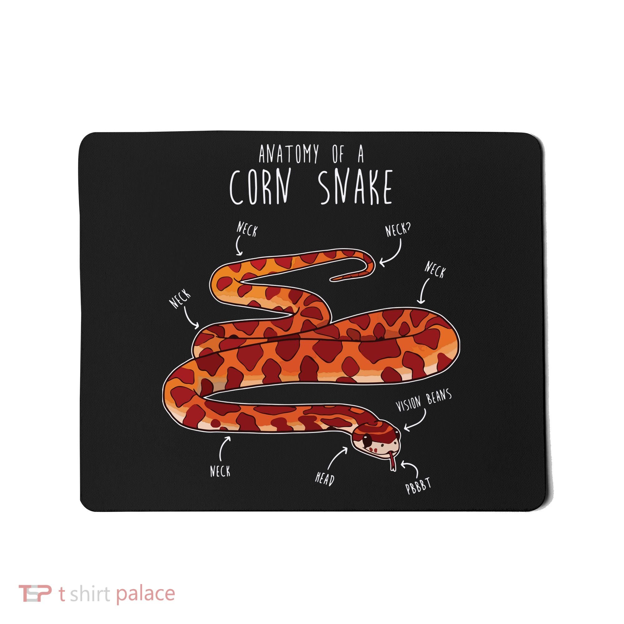 Anatomy Of A Corn Snake Funny Pet Reptile Snake Lover Mousepad