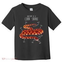 Anatomy Of A Corn Snake Funny Pet Reptile Snake Lover Toddler T-Shirt thumb 0