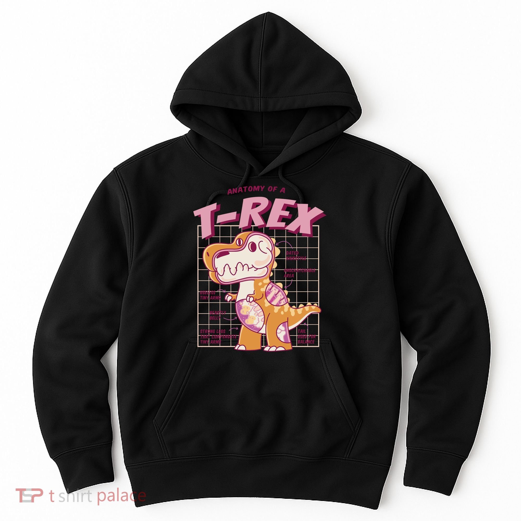 Anatomy Of A T Rex Hoodie
