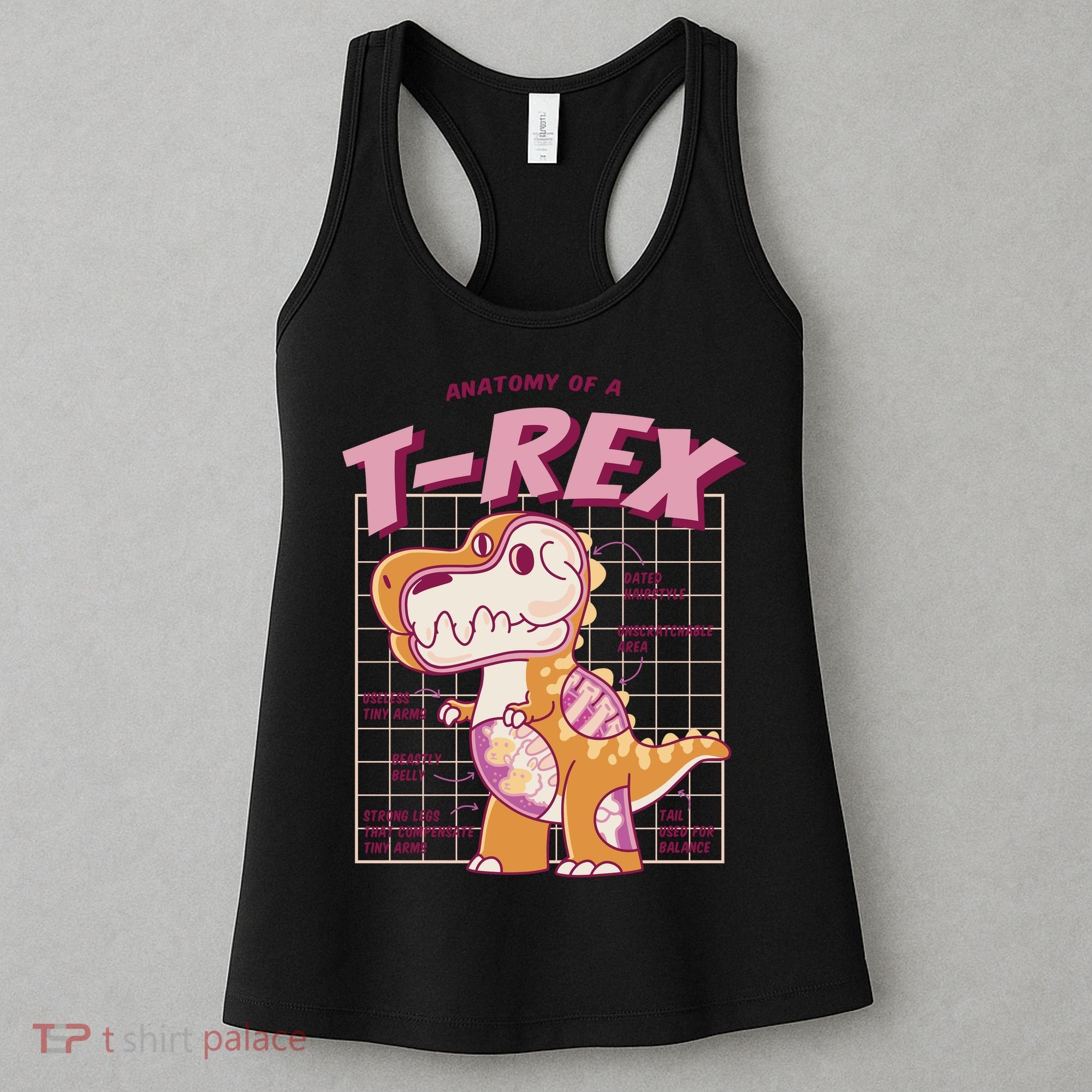Anatomy Of A T Rex Women's Tank Top