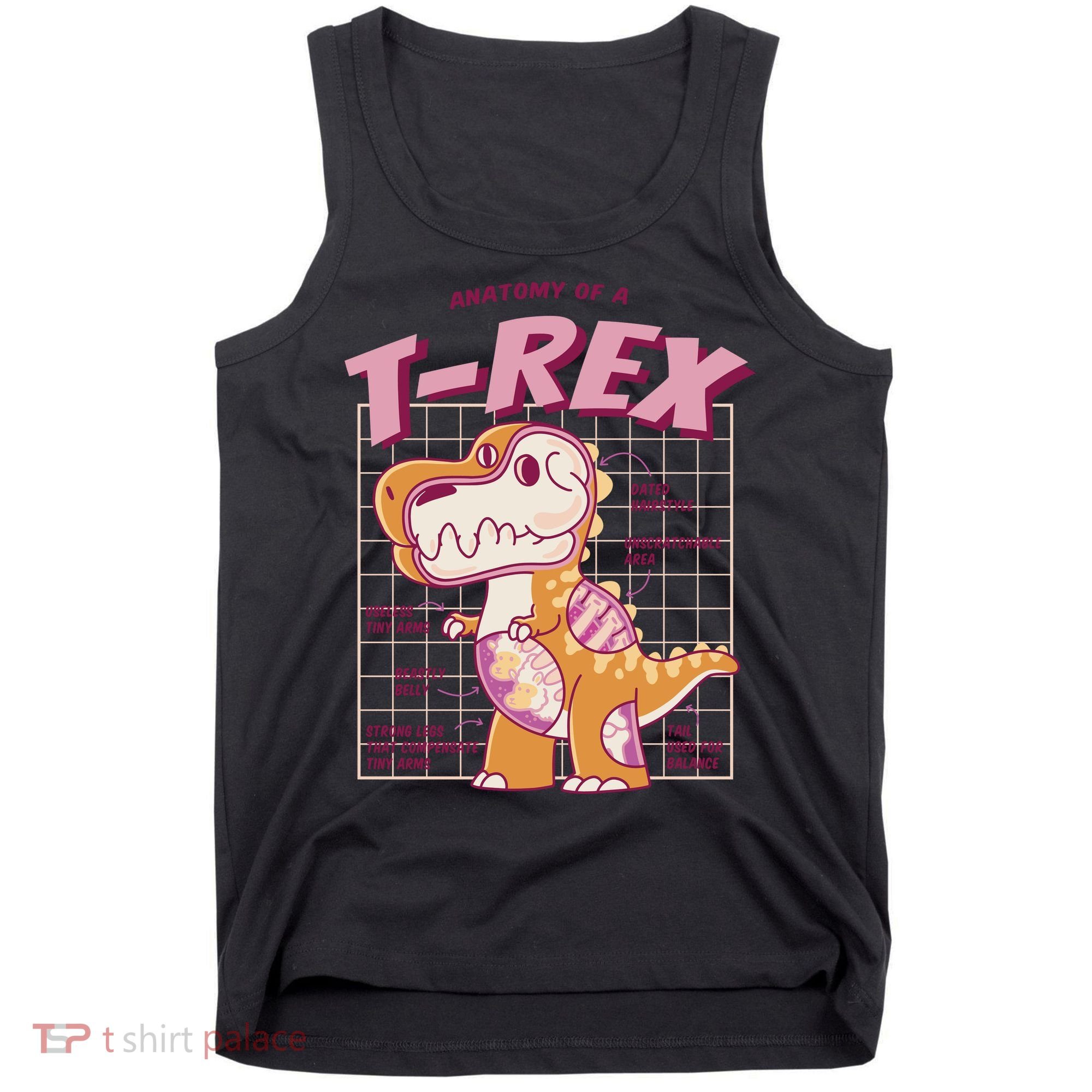 Anatomy Of A T Rex Tank Top