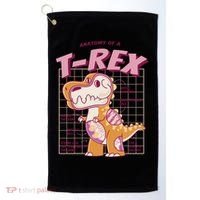Anatomy Of A T Rex Golf Towel thumb 0