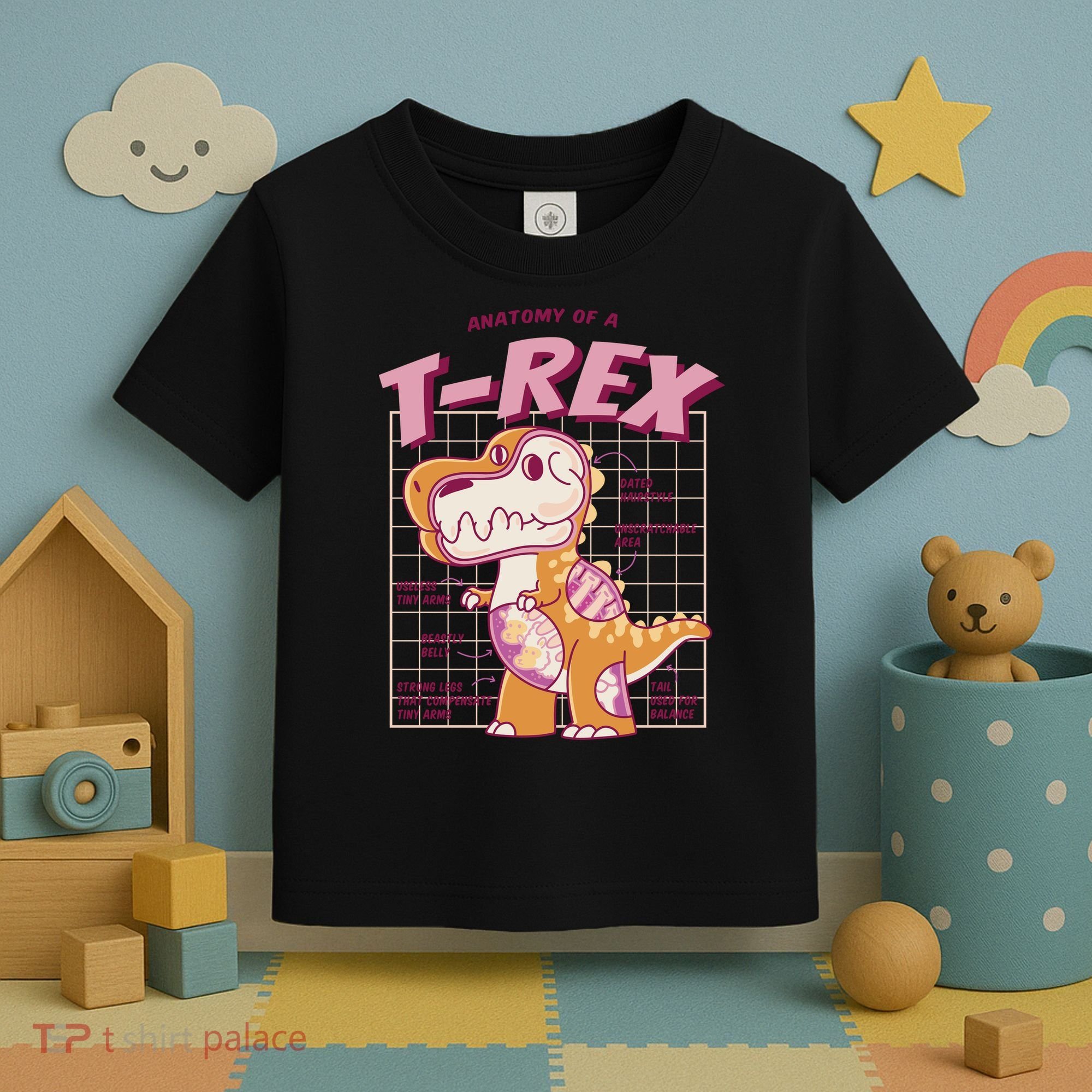 Anatomy Of A T Rex Toddler T-Shirt