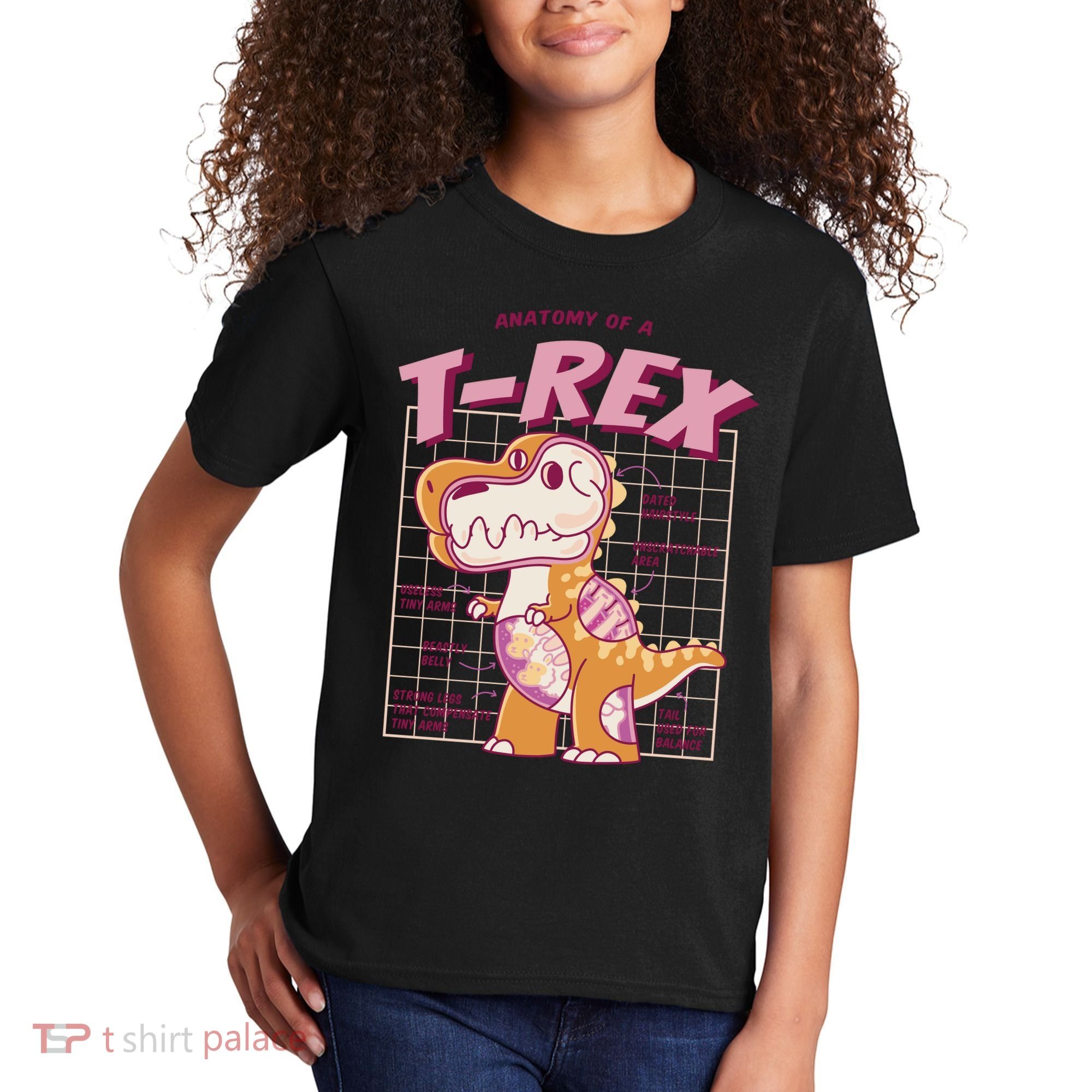 Anatomy Of A T Rex Kids T-Shirt