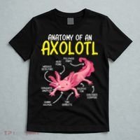 Anatomy Of An Axolotl Kawaii Salamander Pet Axolotl Lover T-Shirt thumb 5