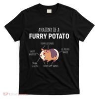 Anatomy Of A Furry Potato Guinea Pig Lover T-Shirt thumb 0